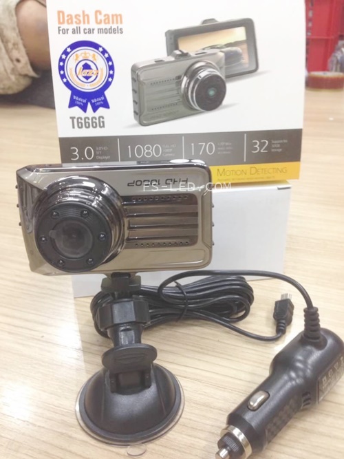 กล้องติดรถยนต์ JAZZ T666G -7